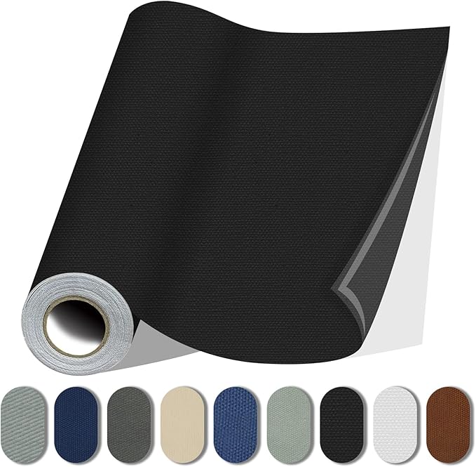 Fabric Repair Patches, Canvas Self-Adhesive Fabric Patches Tape Durable by Lifeshoon