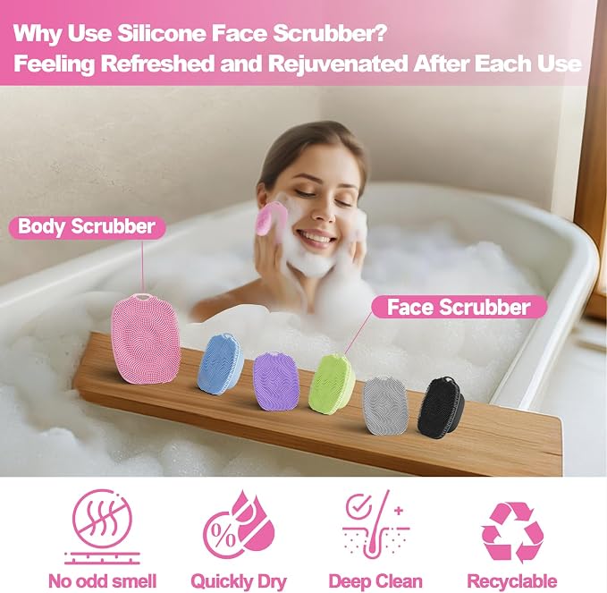 Soft Silicone Body Scrubber, Gentle Like a Hand Exfoliating Your Skin and Build - Image 5
