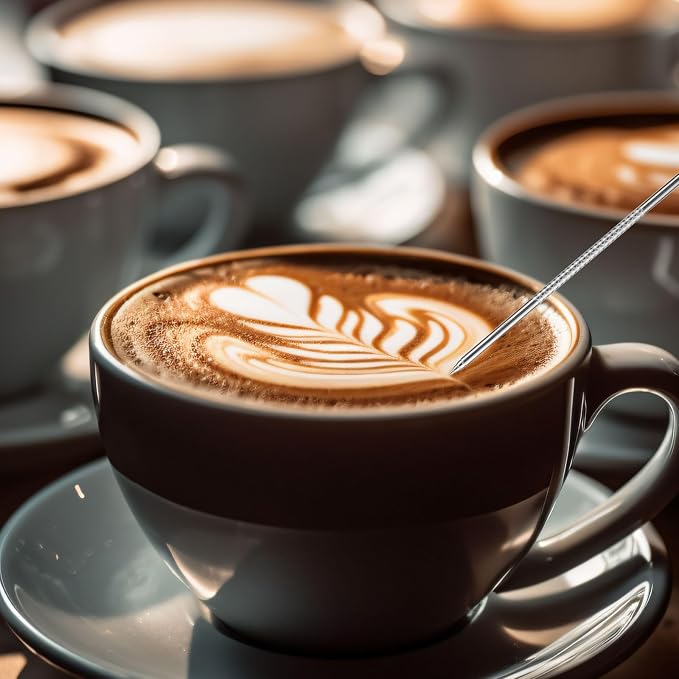 14pcs Coffee Machine Cleaning Brush Set, Wood & Plastic Espresso Grinder Maker - Image 4