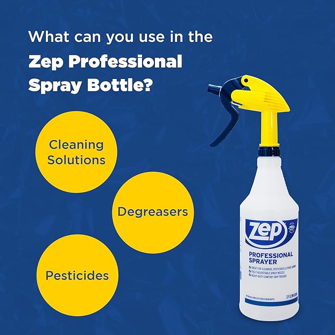 Zep Professional Sprayer Bottle - 32 oz - HDPRO1 - Versatile Adjustable Nozzle - Image 5