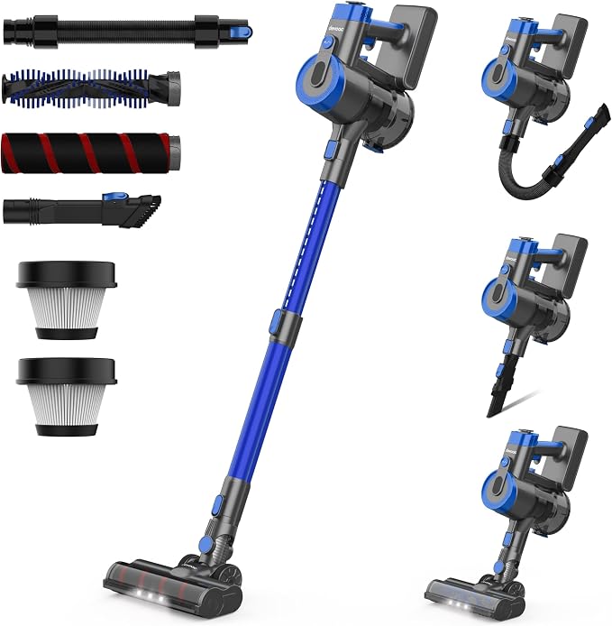 DEVOAC V90 Cordless Vacuum Cleaner, 40KPa Powerful Suction, 60dB Ultra Quiet by devoac
