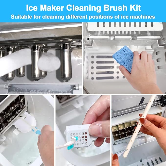 XANGNIER Ice Machine Cleaner Brush Kits, Countertop Ice Maker Cleaning Tools - Image 3