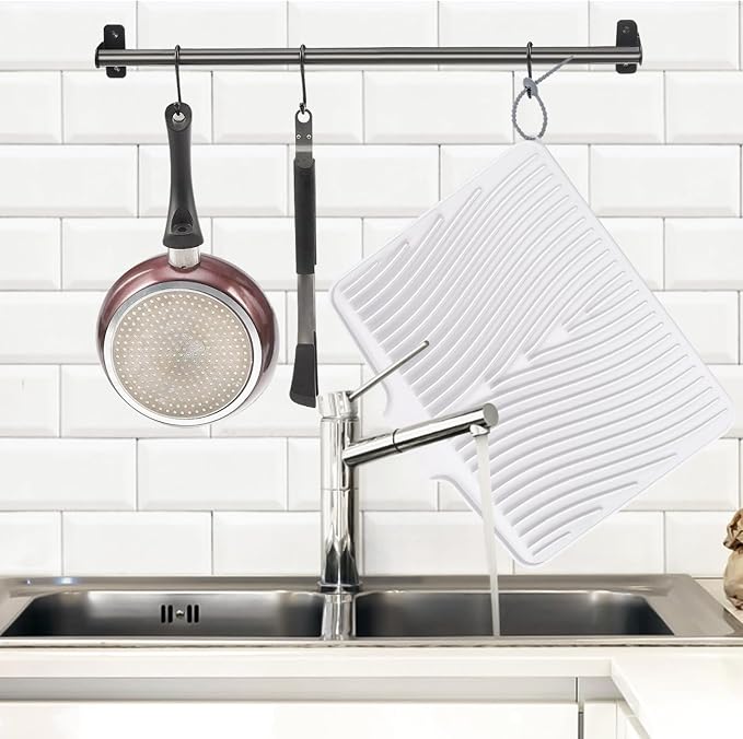 Silicone Dish Drying Mat, Large Dish Kitchen Drying Mat - Image 5
