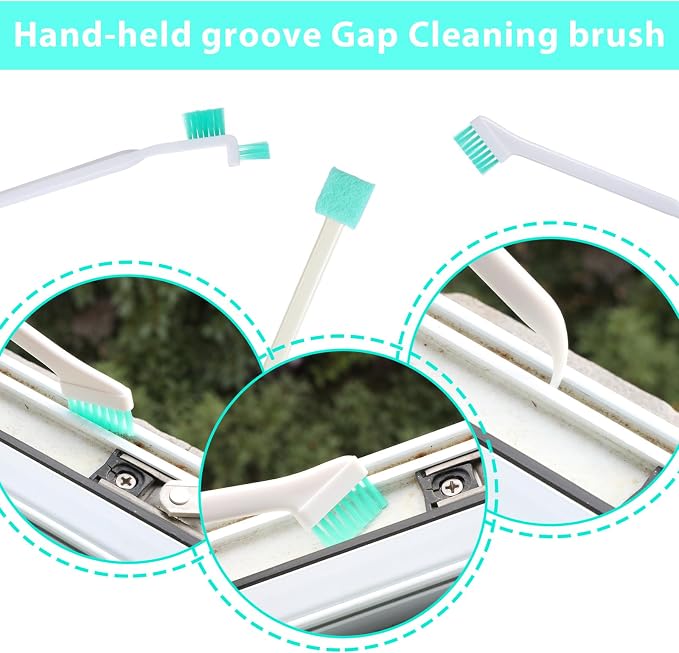 16 Pack Small Household Cleaning Brushes Crevice Cleaning Tool Deep Detail - Image 3