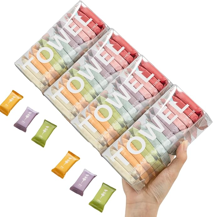 Disposable Compressed Towels, Portable Compressed Towel Tablets, Thicker Super by Dzronda