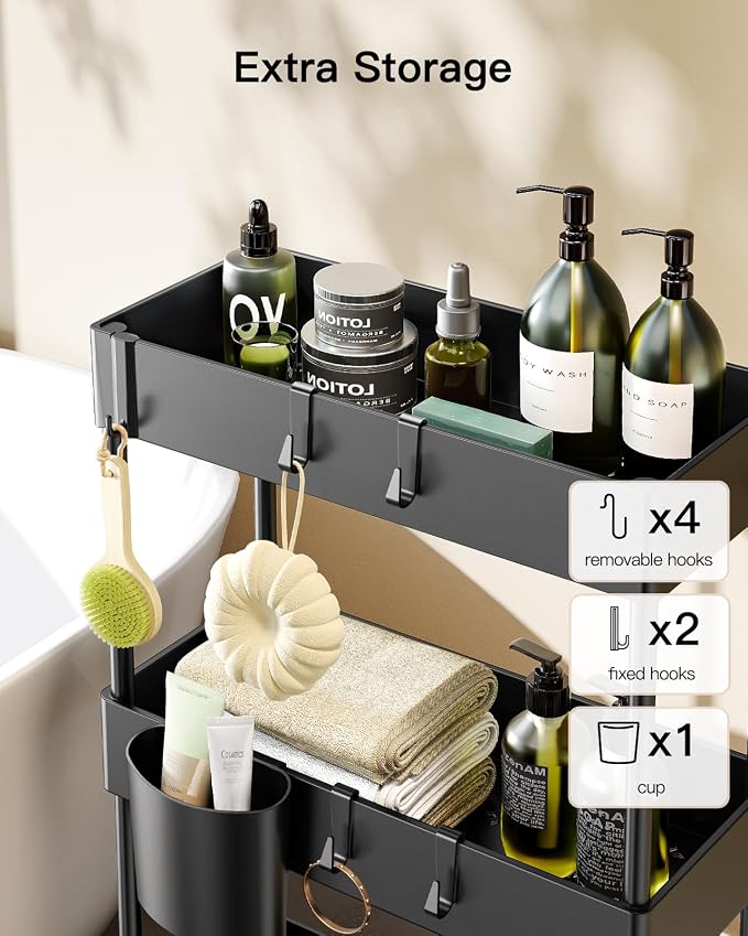 Pipishell Slim Storage Cart - Image 2