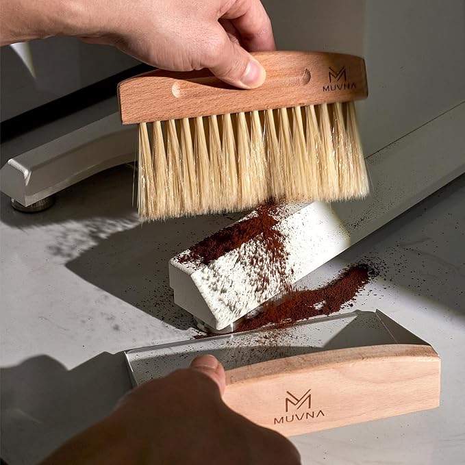 Small Coffee Brush and Dustpan Set - Image 4