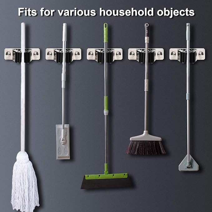 Mop and Broom Holder Wall Mount - Image 5