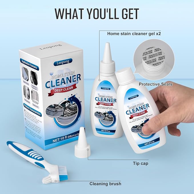 Home Cleaner Gel, Cleaner for Washing Machine, Refrigerator Strips, Household - Image 7