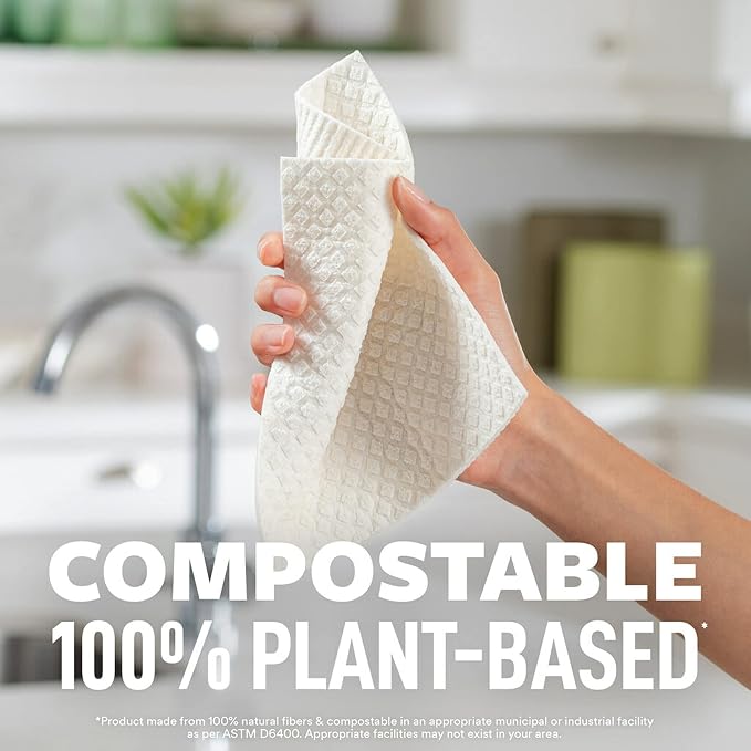 Scotch-Brite Greener Clean Sponge Cloth, Dish Cloths - Image 2