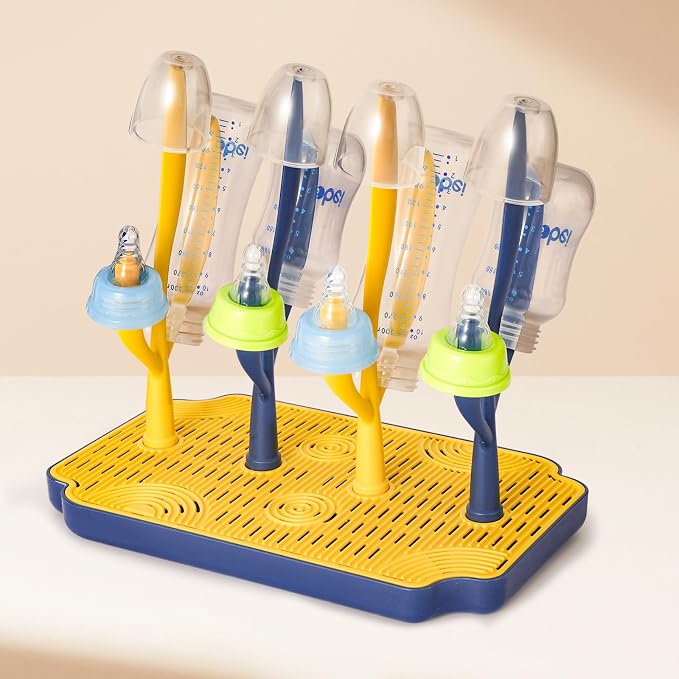 Baby Bottle Drying Rack with Tray – Space Saving Bottle Organizer & Drying by Unknown