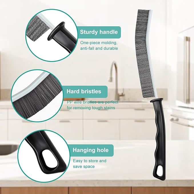 Crevice Cleaning Brush, New Multifunctional Gap Cleaning Brush Tool, Thin Scrub - Image 5