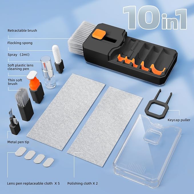 Ordilend Keyboard Cleaning Kit Laptop Cleaner, All-in-One Computer Camera - Image 7