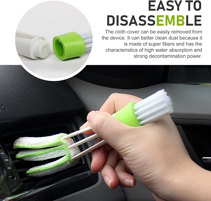 Set of 3 Mini Duster for Car Air Vent, 3 Arms Blinds Duster, Automotive Air - Image 5