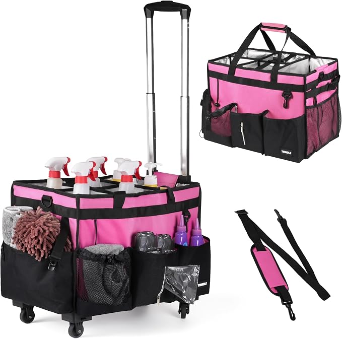 Extra-Large Rolling Cleaning Caddy by TWINDLE