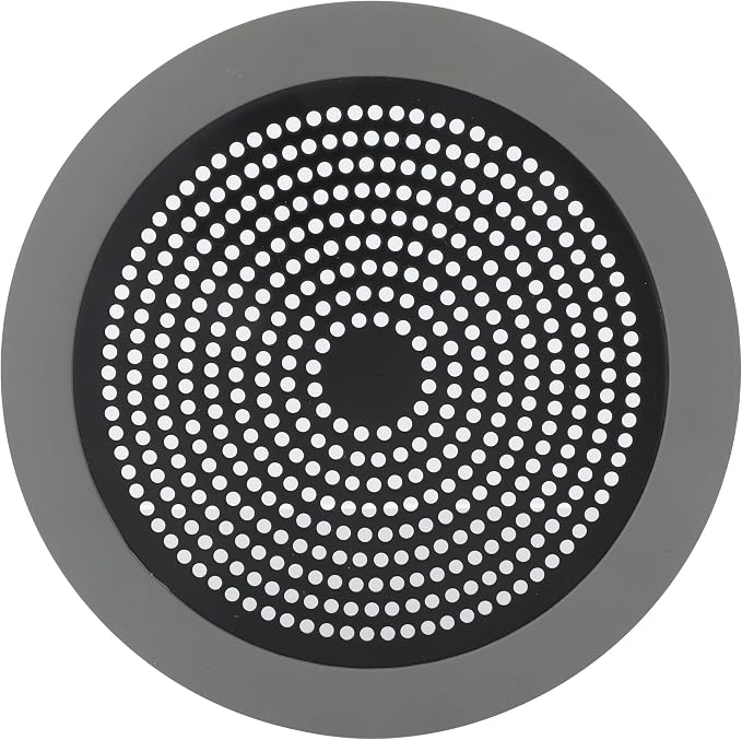 Danco 11085 Shower Drain Strainer, 5-3/4 inch, Matte Black by DANCO