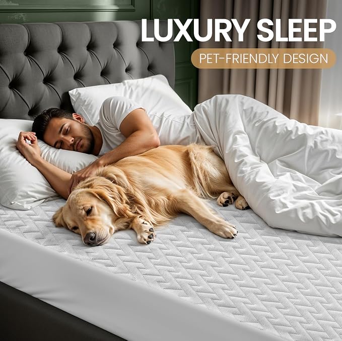 Utopia Bedding Waterproof Mattress Protector Queen Size, Premium 3D Air Soft - Image 5