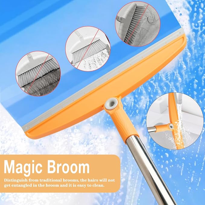 Silicone Air Broom, Concrete Floor, Bathroom Tile - Image 5