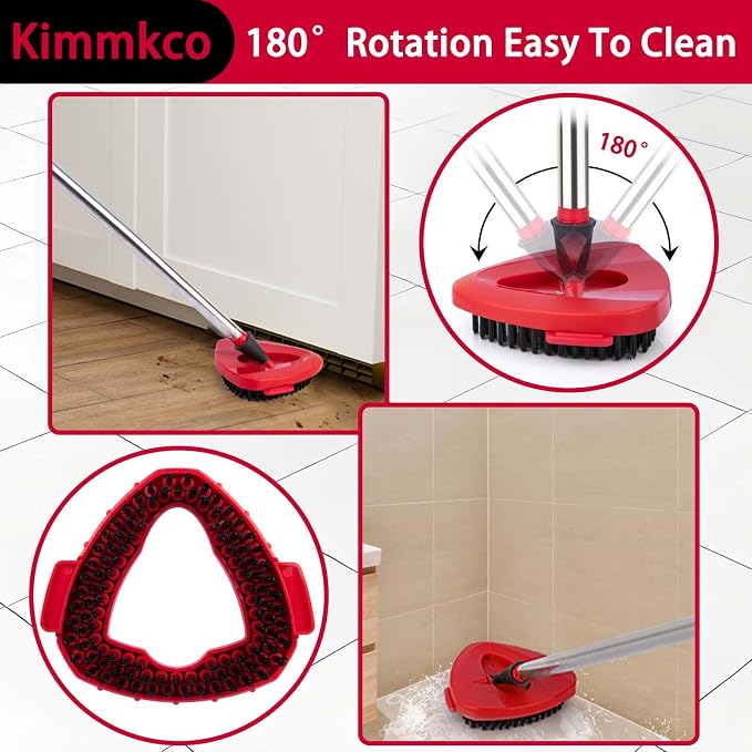 Spin Mop Replace Head Base Scrub Brush Mop Head Compatible - Image 5