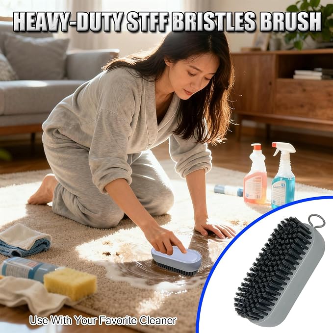 Carpet Cleaning Brush, Car Carpet Cleaner Brush, Rug Brush Scrubber, Carpet - Image 3