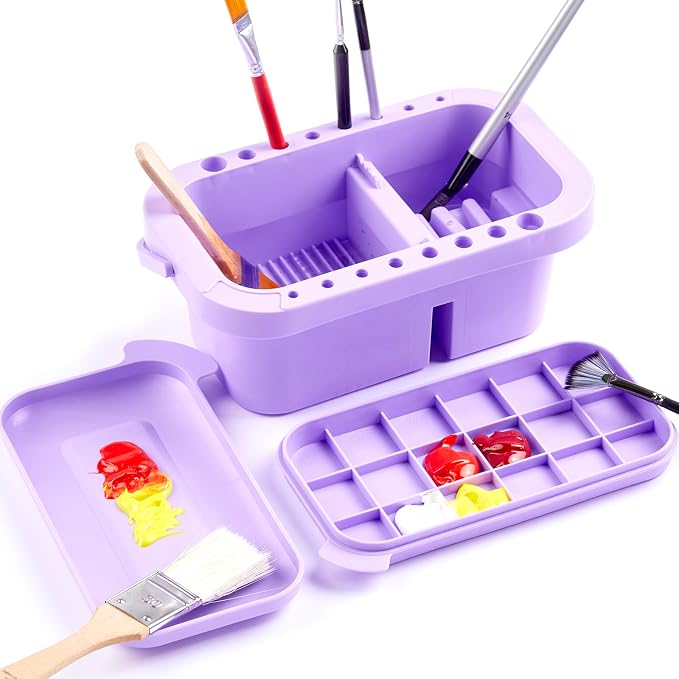 SEVENY Paint Brush Cleaner, Paint Brush Holder and Organizers by Unknown