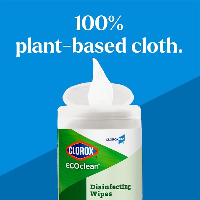 CloroxPro Clorox EcoClean Disinfecting Wipes, Antibacterial Disinfectant - Image 3