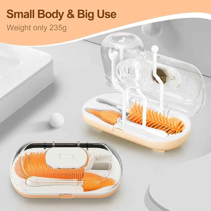 Bottle Brush Set, Travel Bottle Cleaner Kit - Image 7