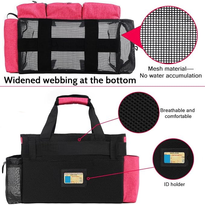 Large Cleaning Caddy Bag Built-in Sturdy Support Board, Cleaning Organizer - Image 6