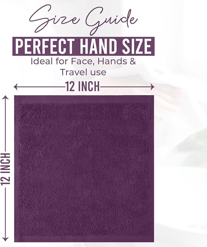 DAN RIVER 24 Pack Wash Cloths for Showering - Image 2