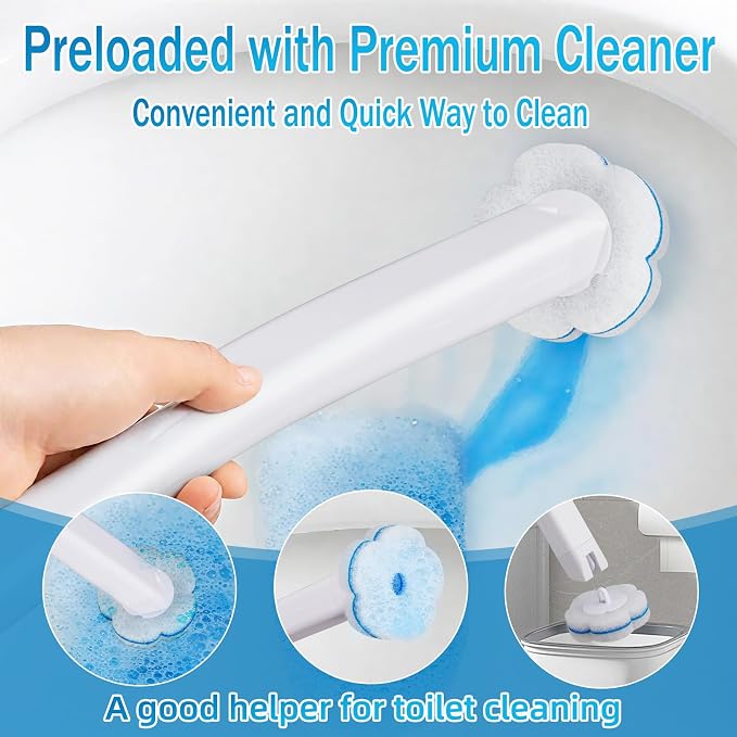 Disposable Toilet Brush and Holder Set - Image 3