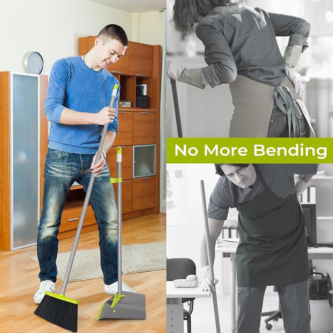 Broom and Upright Dustpan Set - Image 2