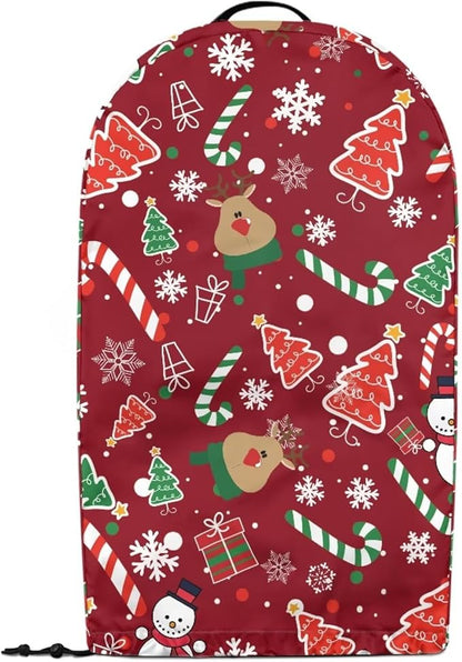 Christmas Pattern Blender Dust Cover Stand Mixer or Coffee Maker Appliance Cover with Drawstring, Anti Fingerprint Dust Proof Stain Resistant Blender Covers for Home Kitchen