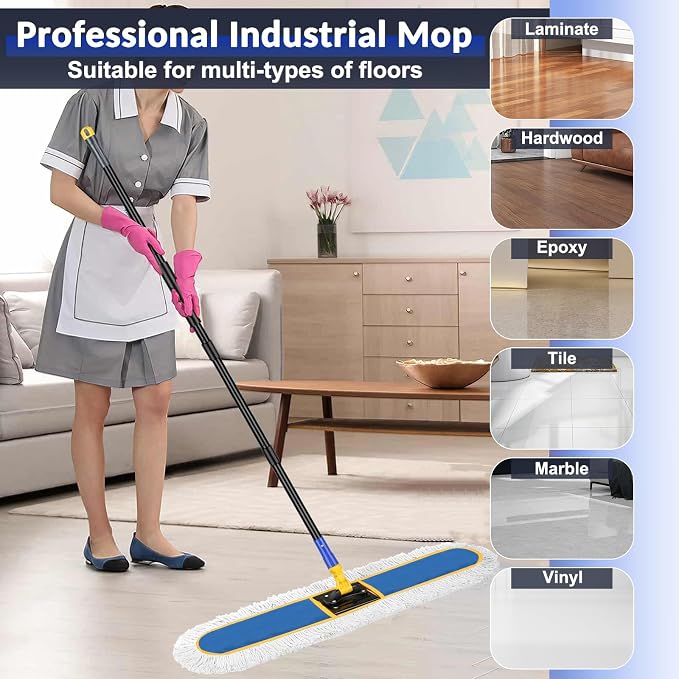 36" Commercial Industrial Dust Mop - Image 2