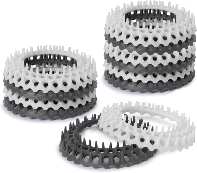 Evriholder Vanity Sink Drain Savers, Secure Fit Hair Catchers Prevent Clogs in by Evriholder