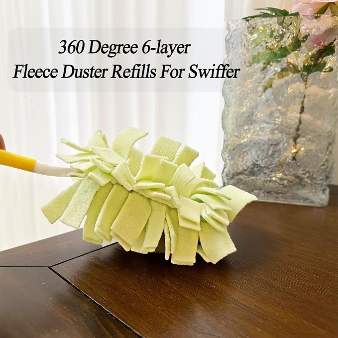 6 Layer Fleece Duster Refills for Swiffer Hand Duster, Zero Waste, Reusable and - Image 4