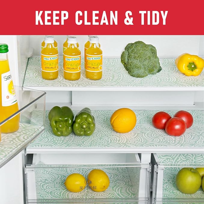 Cooyes Refrigerator Shelf Liners, Drawer Liners - Image 2