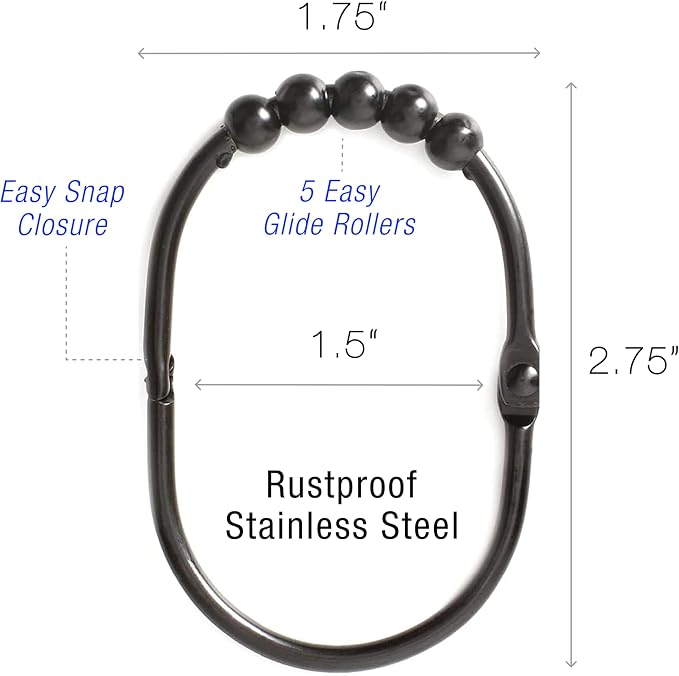 2 Lb. Depot Wide Shower Curtain Ring - Image 3