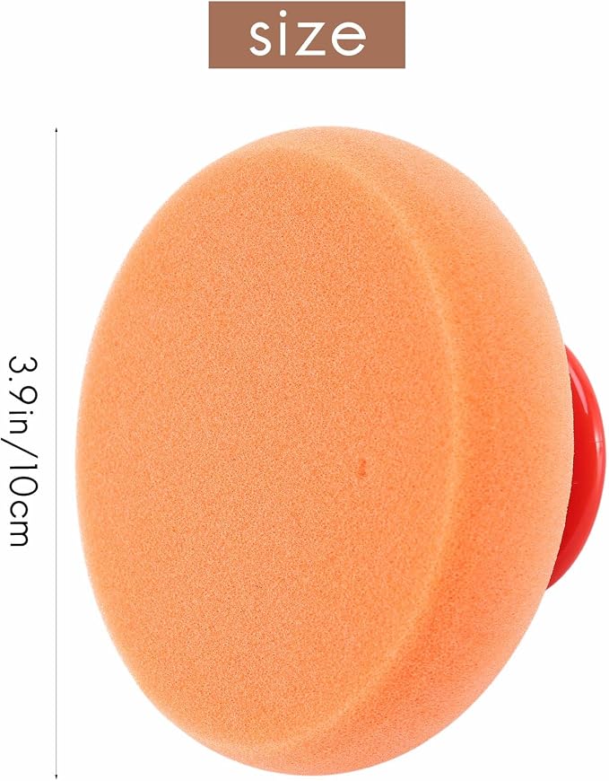 6Pcs/Set Car Wax Wash Polish Pad Sponge Cleaning Foam Kit Microfiber Applicator - Image 2