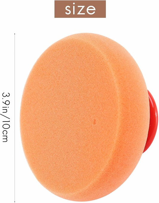 6Pcs/Set Car Wax Wash Polish Pad Sponge Cleaning Foam Kit Microfiber Applicator - Image 2