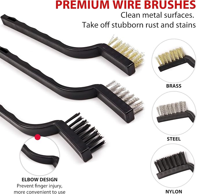 TAKAVU Complete Car Detailing Brush Kit - Image 3