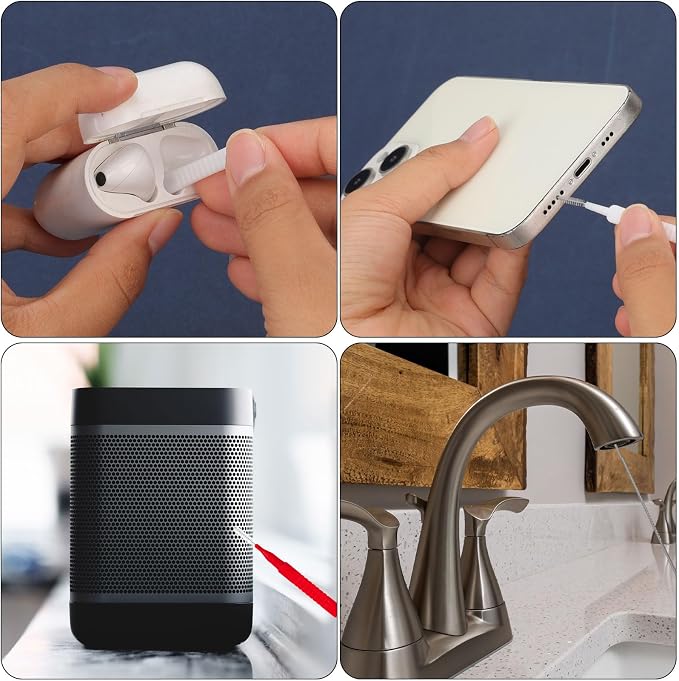 40pcs Shower Head Cleaner Tools, 2 Designs Shower Head Cleaning Brushes - Image 7