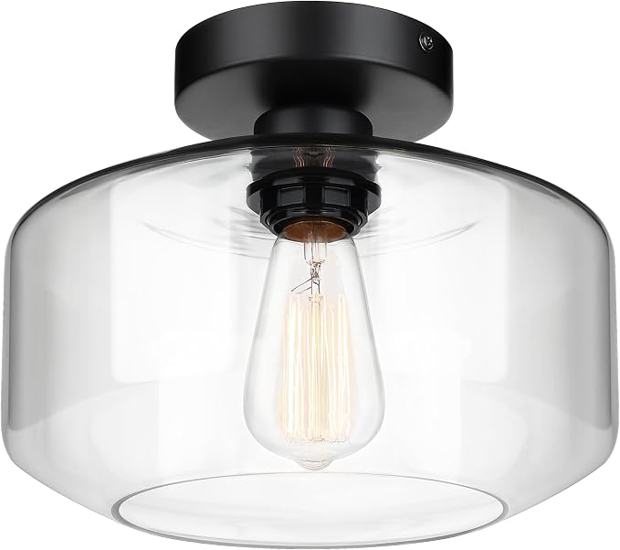 MAXvolador Industrial Semi Flush Mount Ceiling Light Large, Lighting by MAXvolador