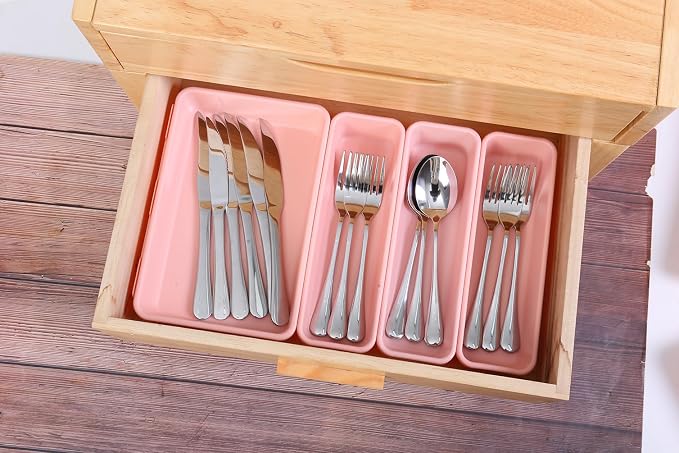 15 PCS Interlocking Desk Drawer Organizer Separator - Image 5