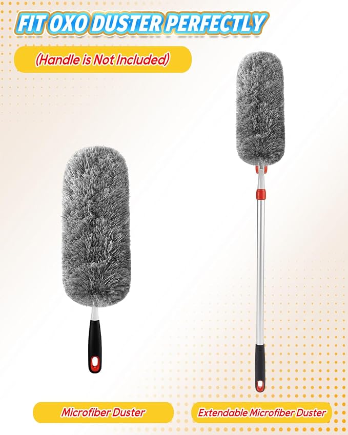 KEEPOW 4 Pack Upgraded Microfiber Duster Refills Compatible - Image 2