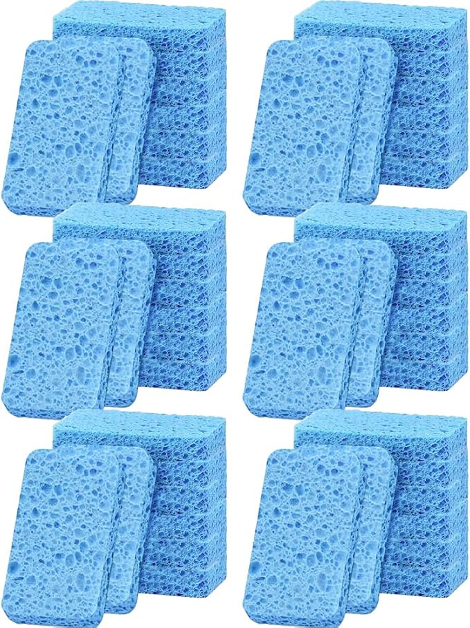 36 - Pack Non-Scratch Scrub Sponges - Sponges by Mainlyrunmakeupsuppliers