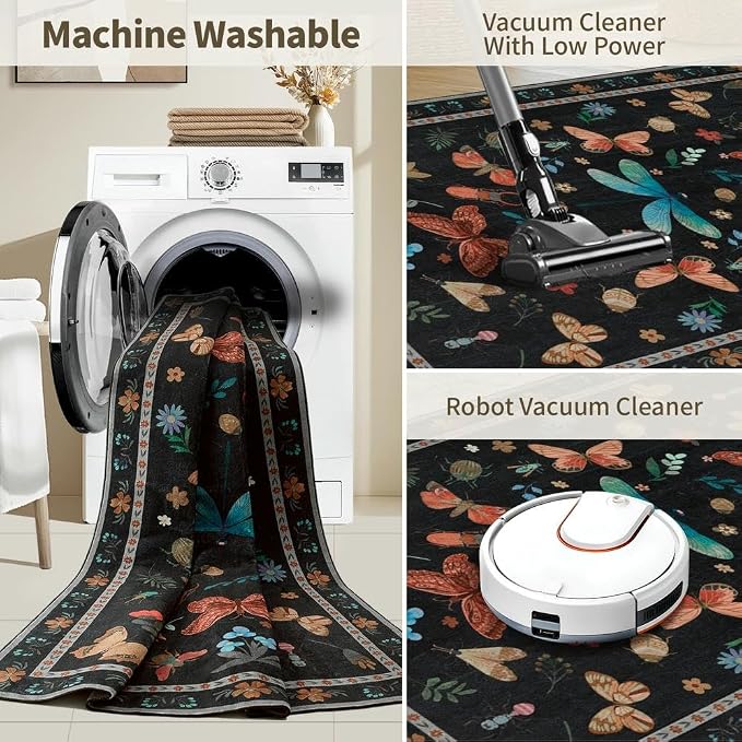 8x10 Washable Area Rugs for Living Room&Bedroom - Image 6