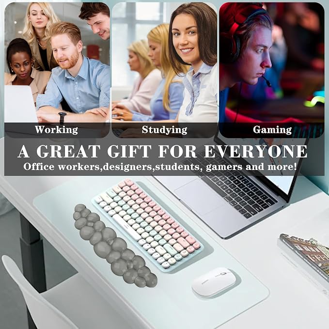 Gel Cloud Keyboard Wrist Rest, Cute Wrist Support and Arm Support Keyboard Rest - Image 7