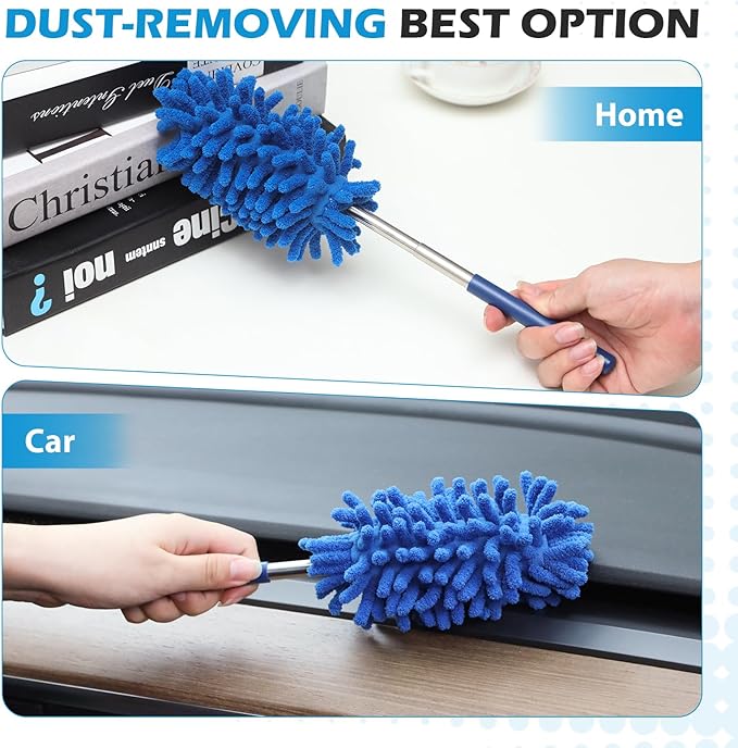 12 Pack Microfiber Dusters for Cleaning, High Duster - Image 4