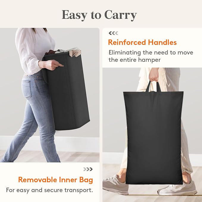 Lifewit 65L Slim Laundry Basket - Image 8