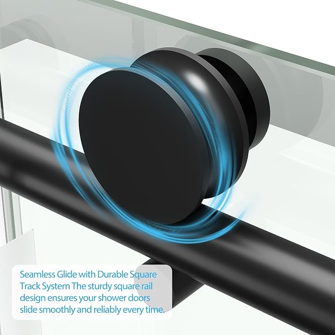 Bathtub Shower Door, 1/4" SGCC Tempered Glass - Image 5